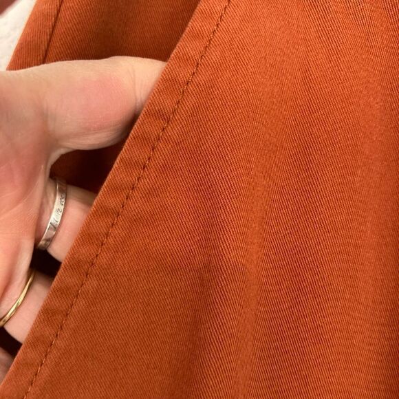Banana Republic Barrel pants w/ tie in pumpkin spice - Picture 6 of 11